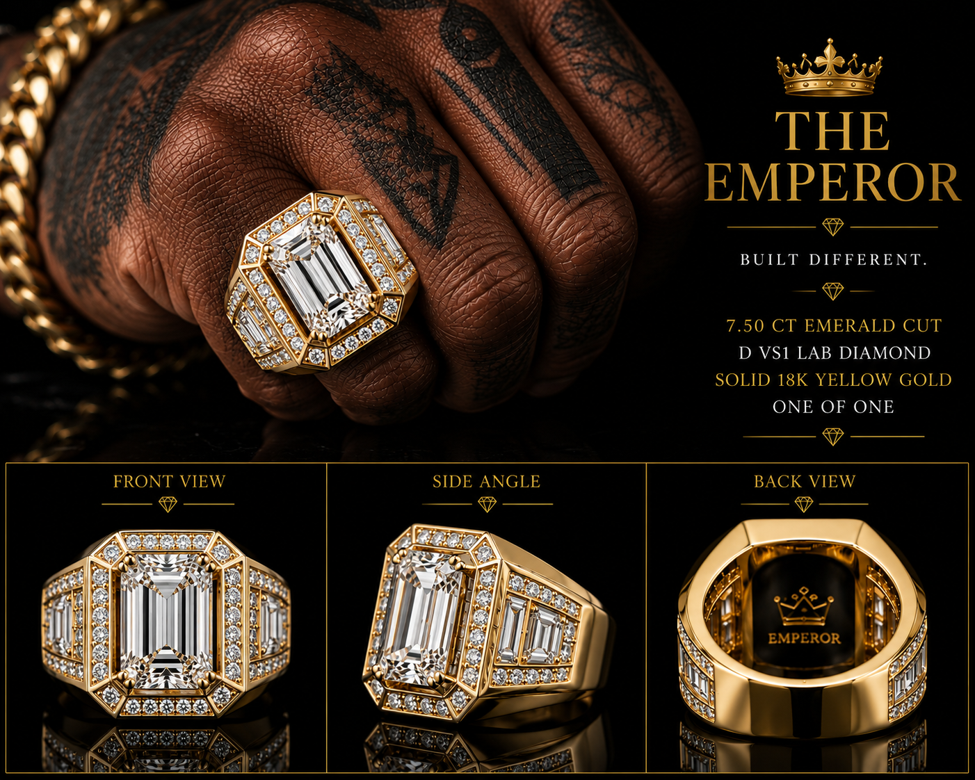The Emperor — 7.50ct Yellow Gold