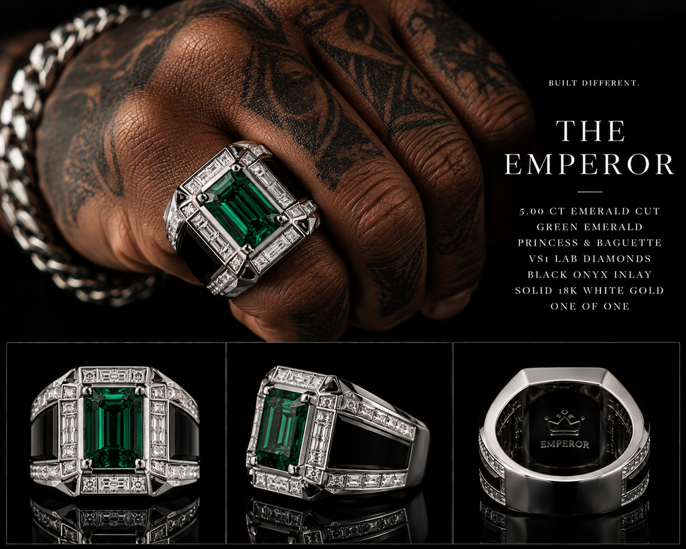 The Emperor — Green Emerald